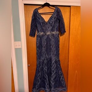 Navy Montage by Mon Cheri mother of the bride/groom dress